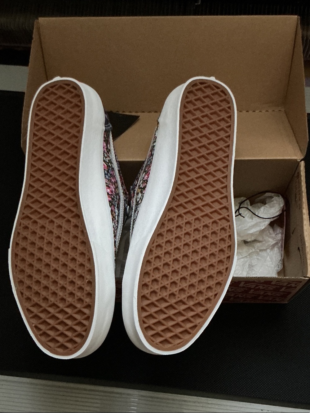 Vans Floral High-Top Sneakers - Black, Pink, Blue, Teal - Picture 2 of 4